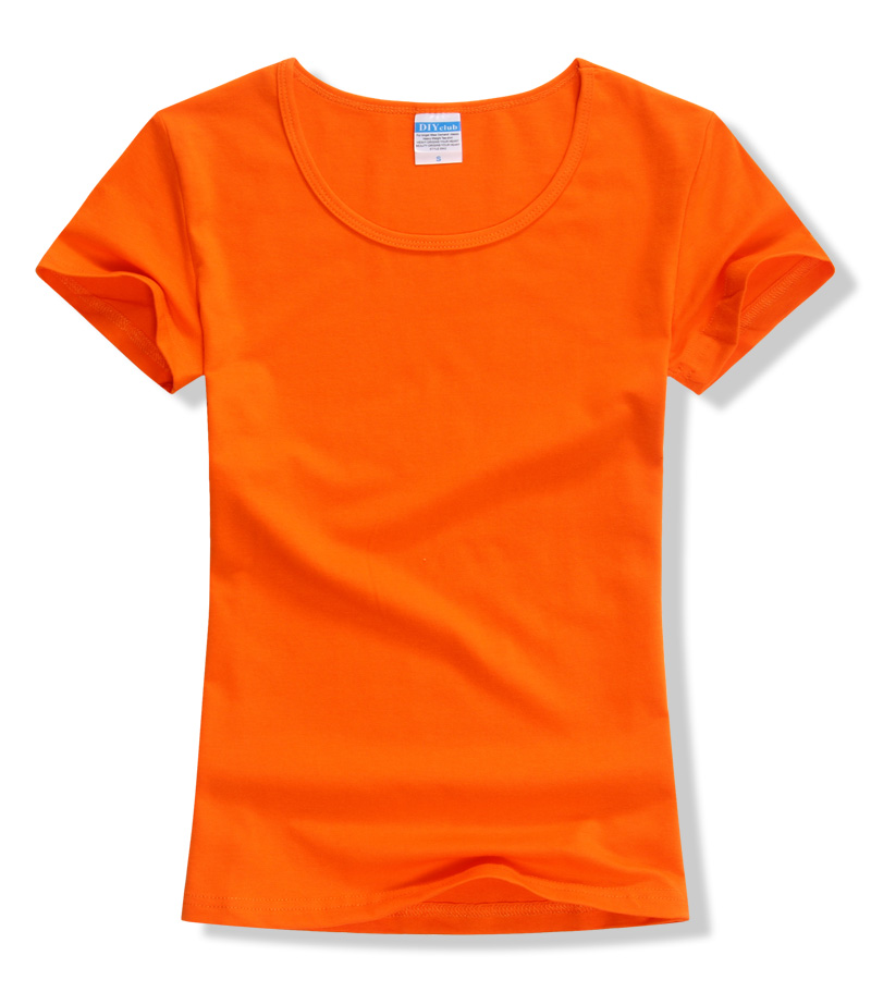 女装圆领短袖T恤衫，20个颜色现货款式批发