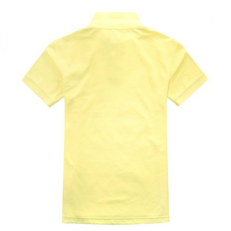 亮黄色POLO衫