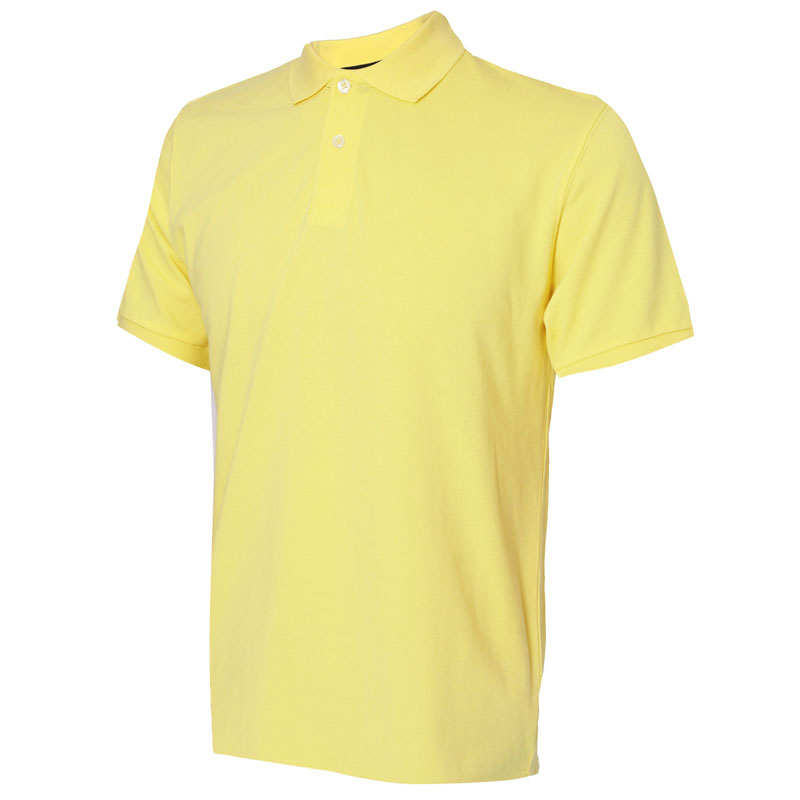 黄色商务POLO衫