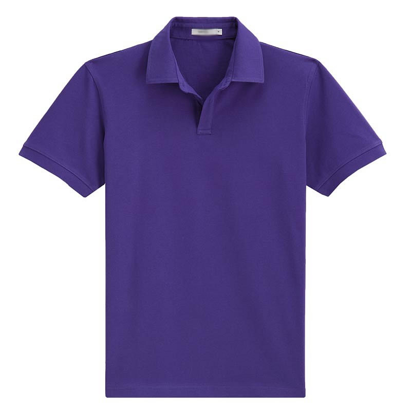 紫色POLO衫