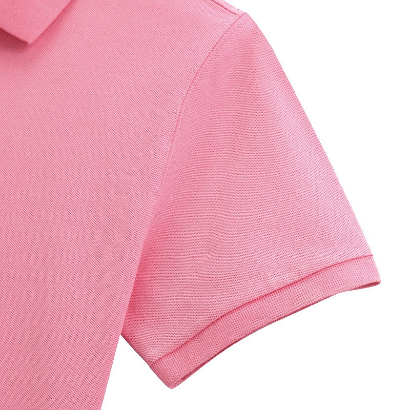 粉红色商务T恤衫