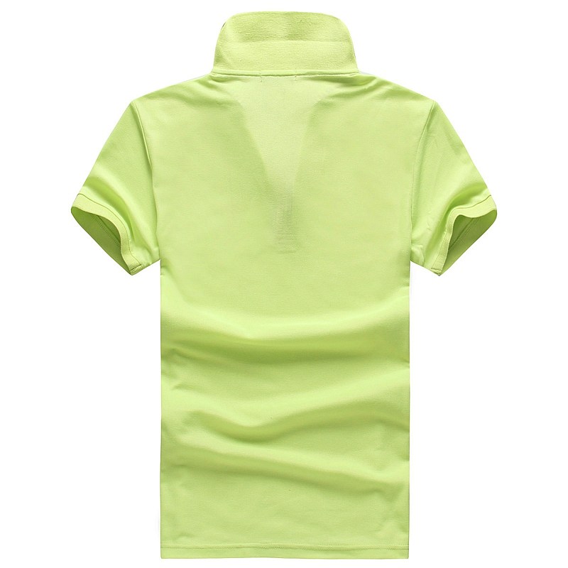 芹菜绿POLO衫背面