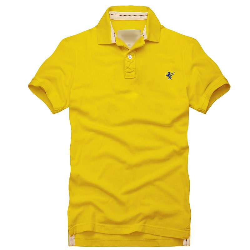黄色短袖T恤衫