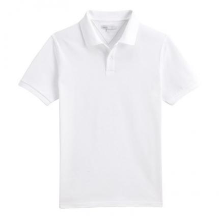 【定制】白色商务POLO衫经典重现男士短袖T恤定做