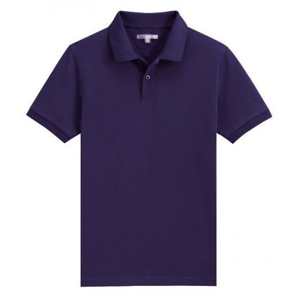 【定制】暗紫色商务POLO衫公司活动T恤衫定做