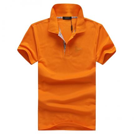 【定制】橙色男士商务POLO衫纯棉材质定制 保罗服饰