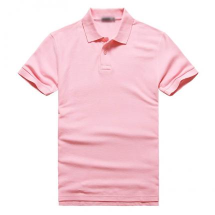 【定做】粉红色广告T恤衫制作 可丝印公司LOGO标识