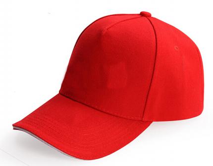 红色时尚太阳帽
