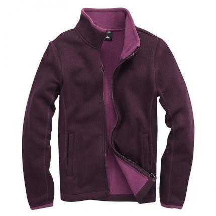 紫色休闲开衫卫衣